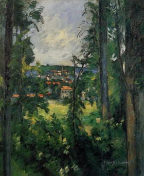 Paul Cezanne Painting - Auvers View from Nearby Paul Cezanne